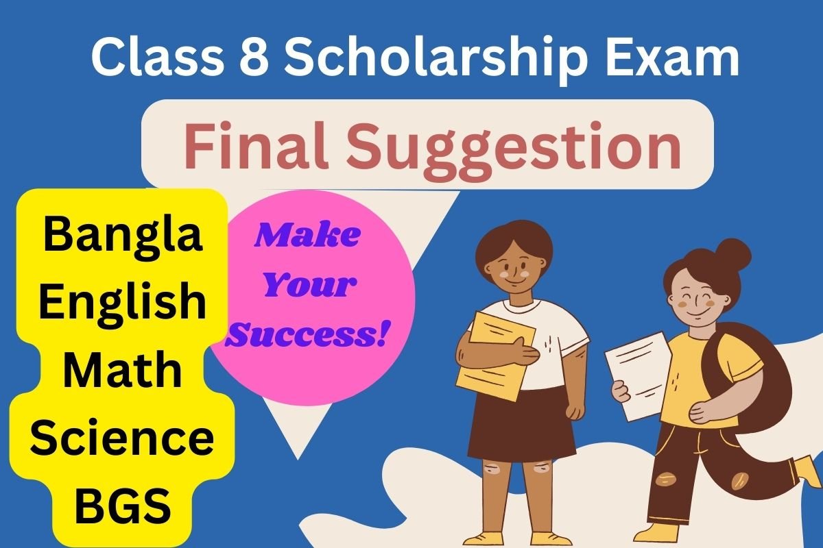 Class 8 Scholarship Exam Suggestion