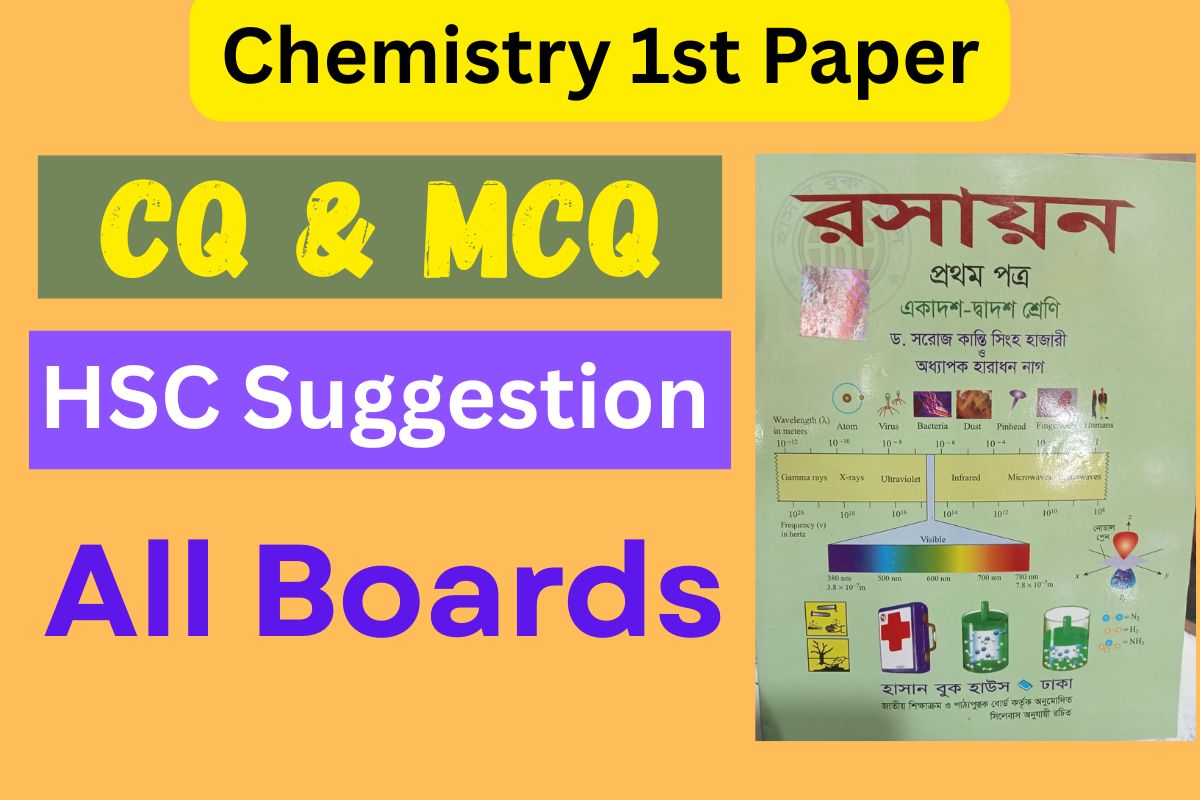 HSC Chemistry 1st Paper Suggestion 2026
