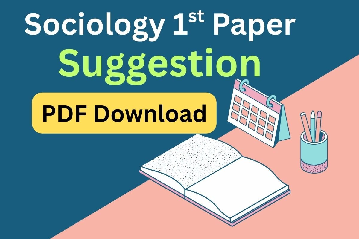 HSC Sociology 1st Paper Suggestion 2026